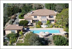 Napa Valley Vineyard and Large Custom Home For Sale - Pool - St. Helena Real Estate