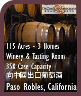 Paso Robles Westside Winery For Sale - Vineyard - Three Homes - Great Location - 112 Acres