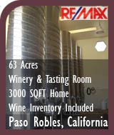 Paso Robles Winery For Sale - Eastside - Wine Inventory Included - Paso Robles Home For Sale