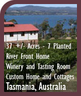 Tasmania Winery, Vineyard, and Home For Sale - Tasmania, Australia