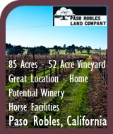 Paso Robles Vineyard and Horse Farm / Ranch For Sale - Potential Winery - Paso Robles, California - Wine Real Estate