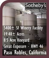Bank Owned - Winery, Vineyard and Custom Home For Sale - Paso Robles, CA