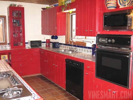 Corrales, NM - Vineyard and Home - Kitchen